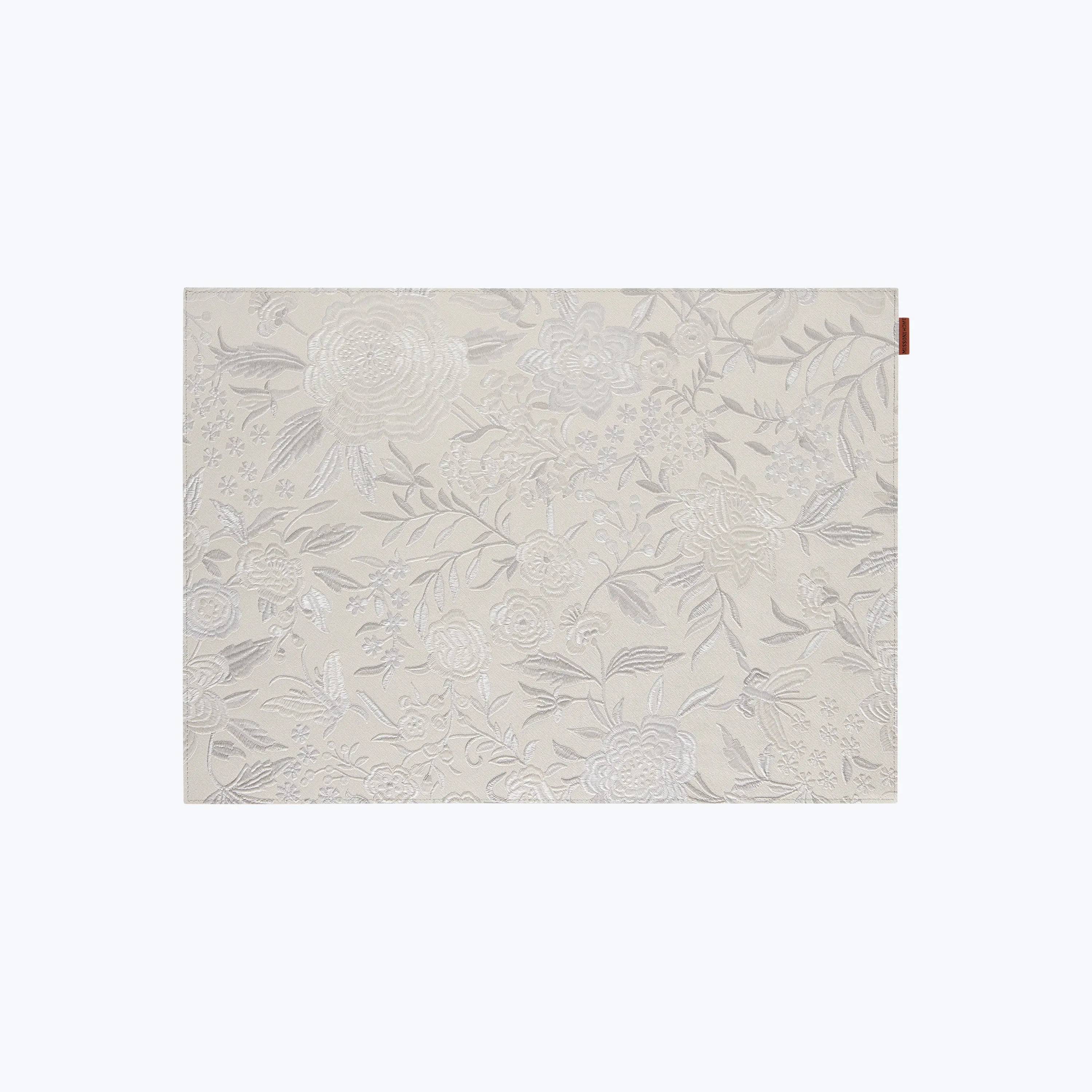 Papermat Placemats Set of 2, Silver White