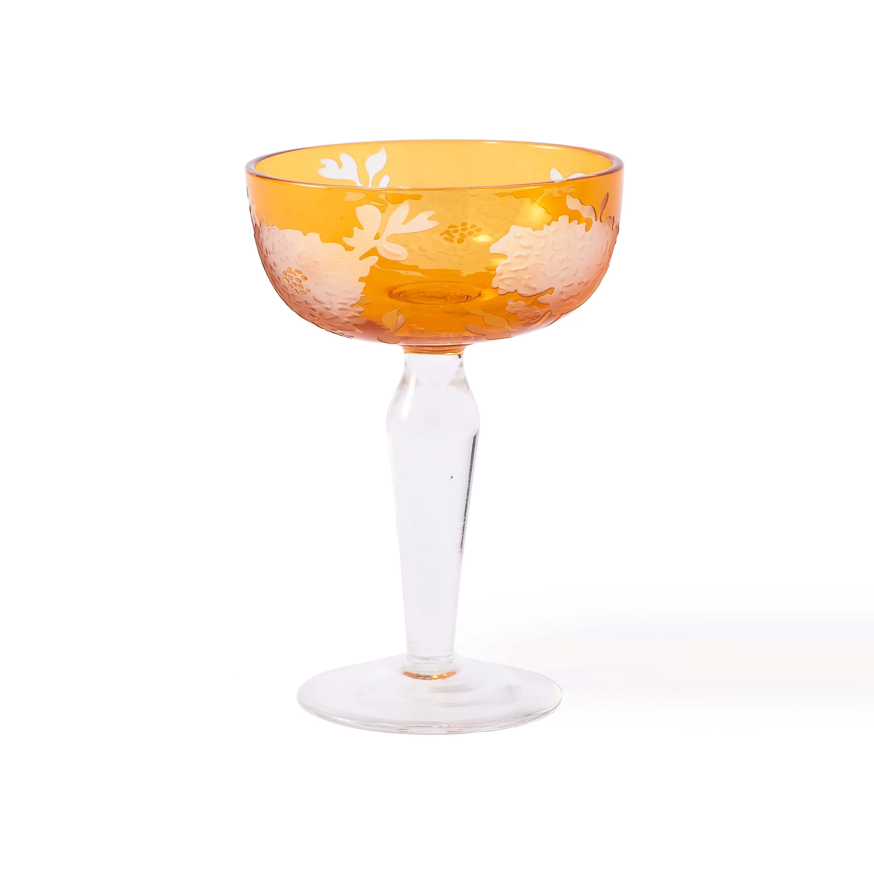 Peony Multicolor Coupe Glass (Set of 6)