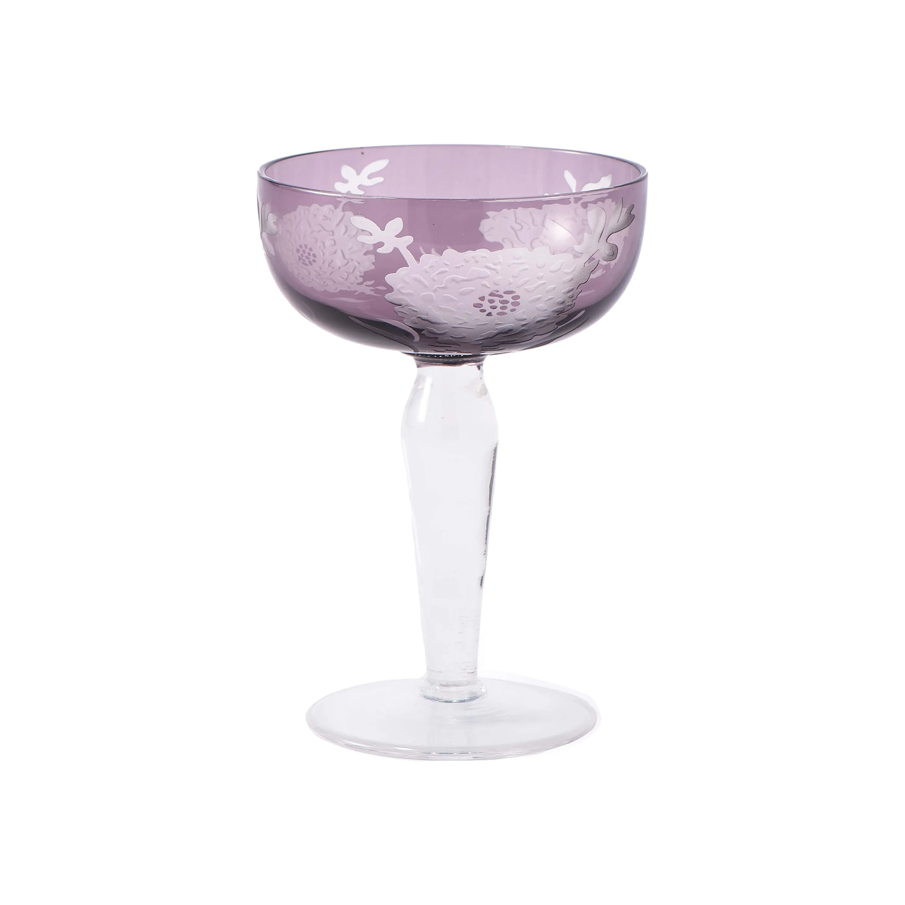 Peony Multicolor Coupe Glass (Set of 6)