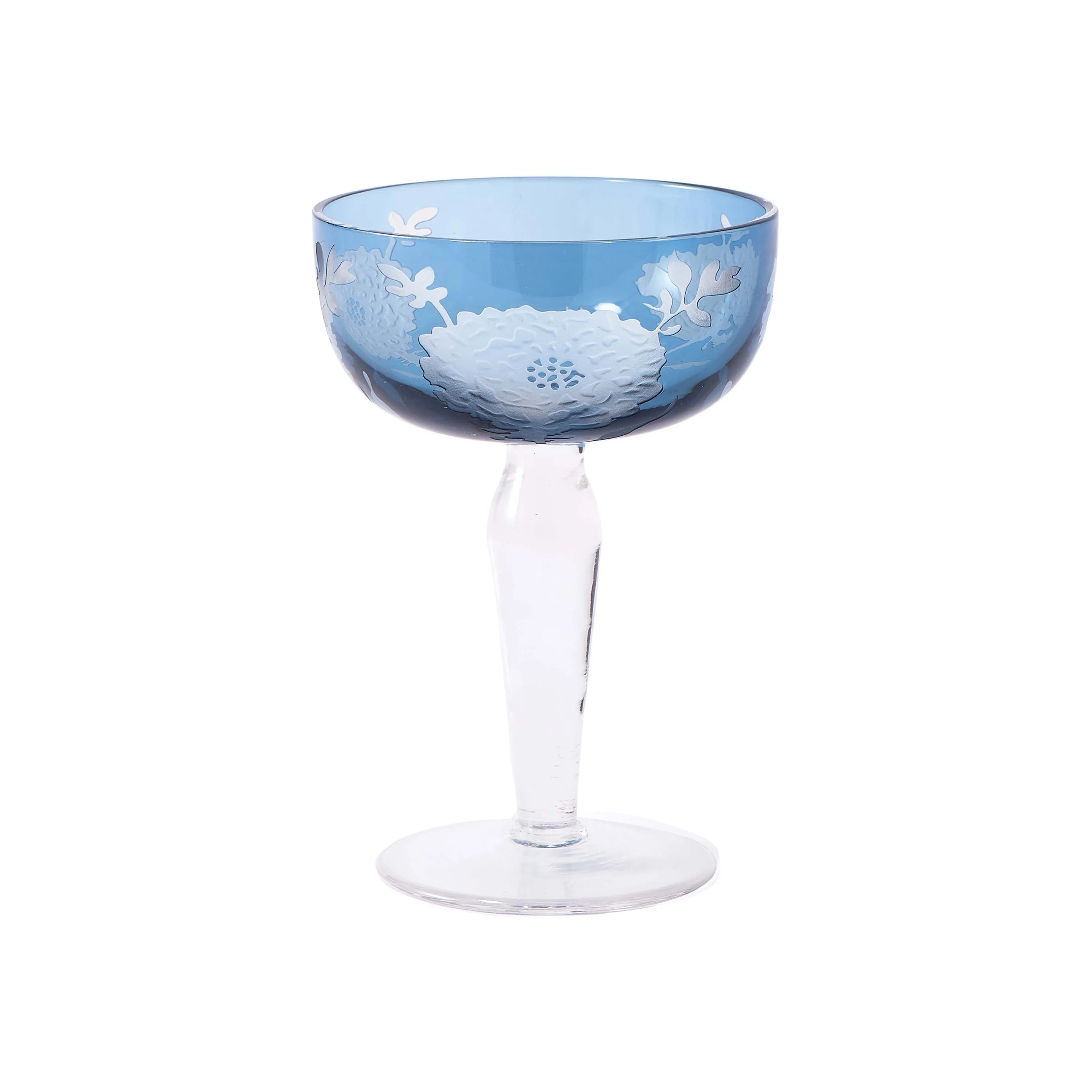 Peony Multicolor Coupe Glass (Set of 6)