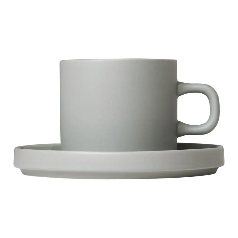 Pilar Coffee Cup with Saucer (Set of 4)