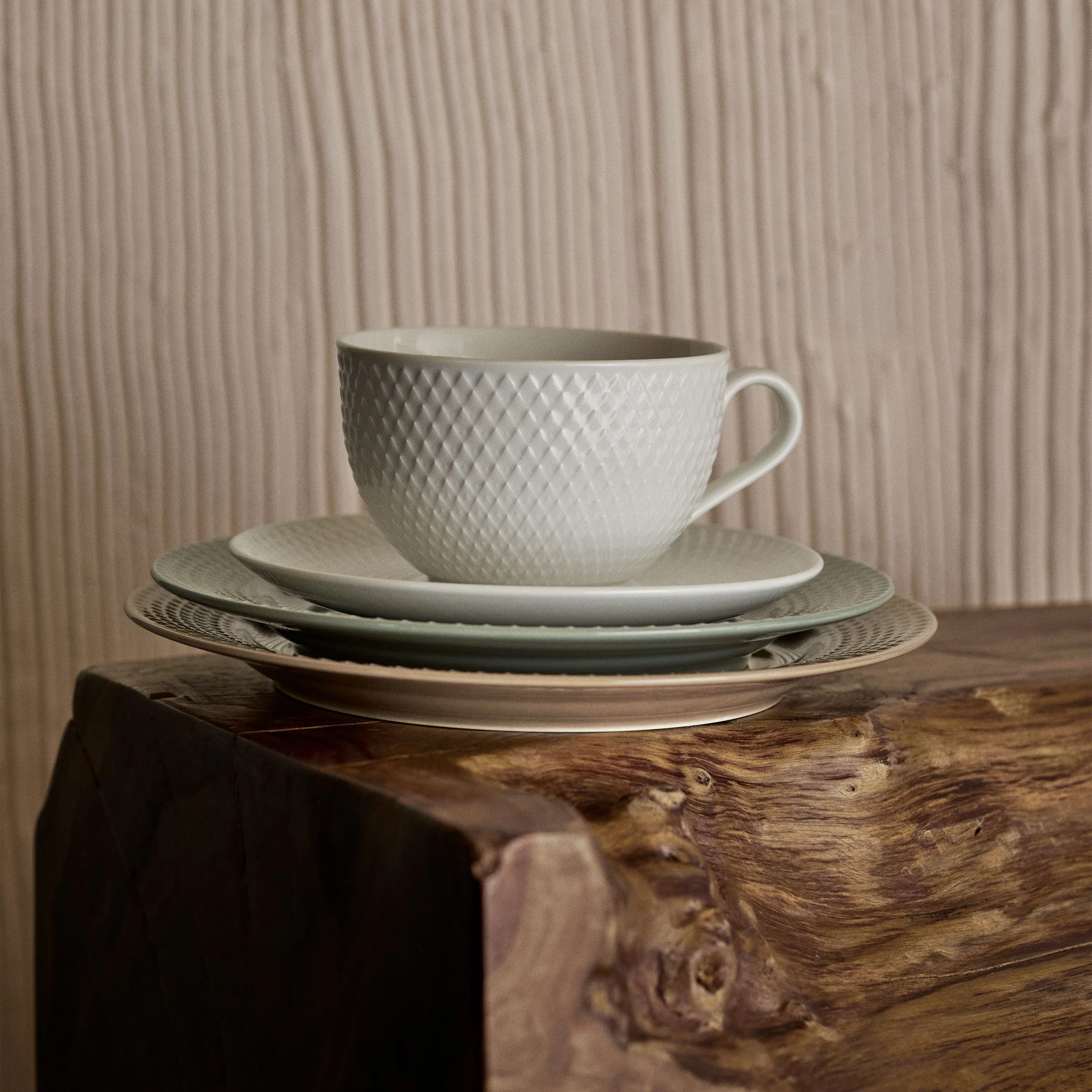 Rhombe Earth Lunch Plate (Set of 4)