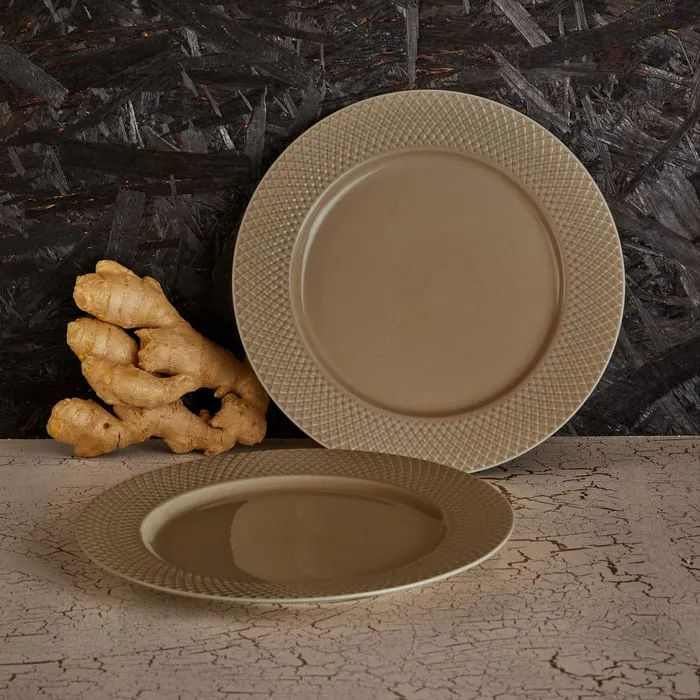 Rhombe Earth Lunch Plate (Set of 4)