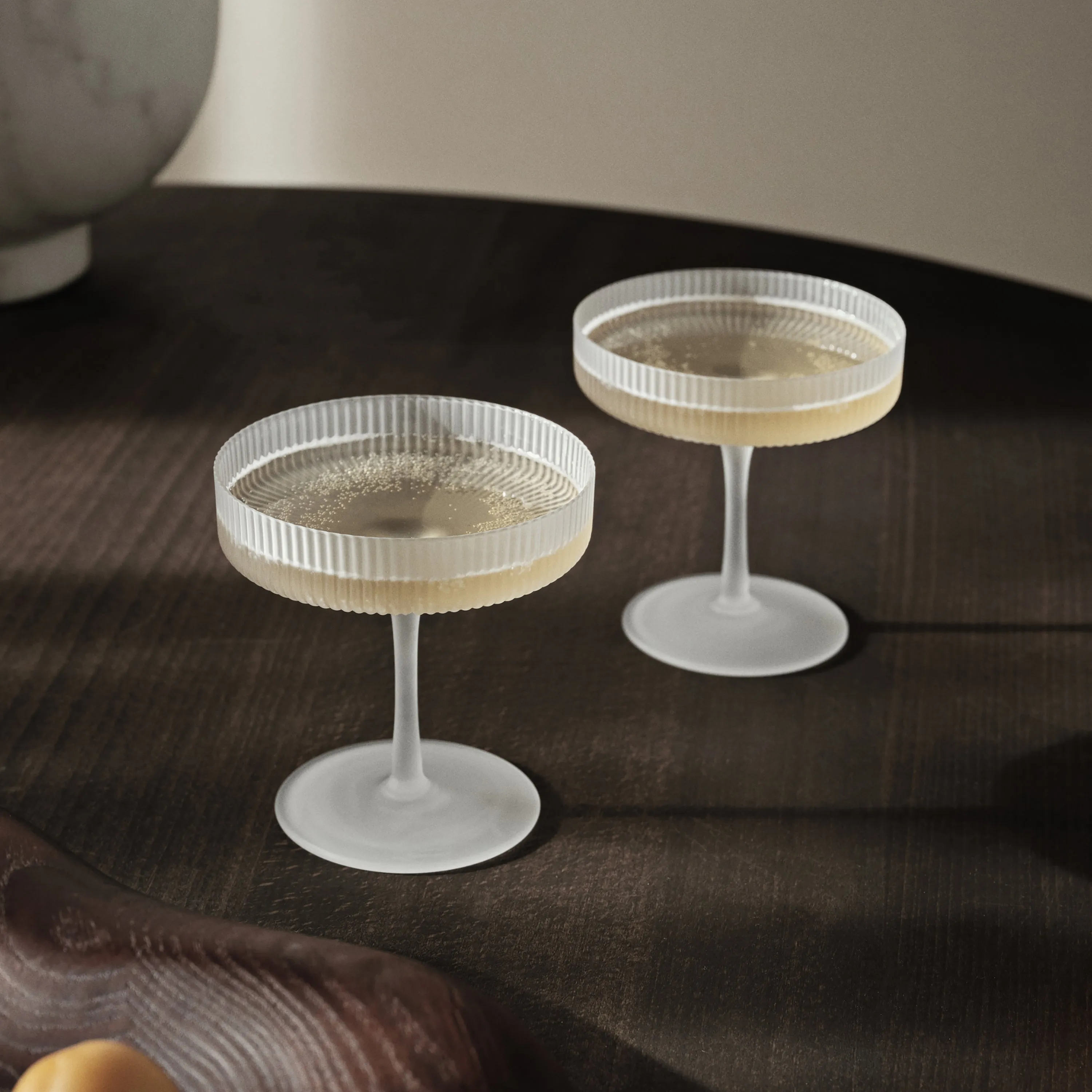 Ripple Champagne Saucer (Set of 2)
