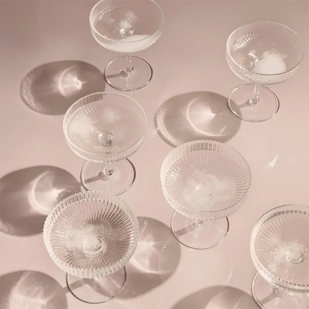 Ripple Champagne Saucer (Set of 2)