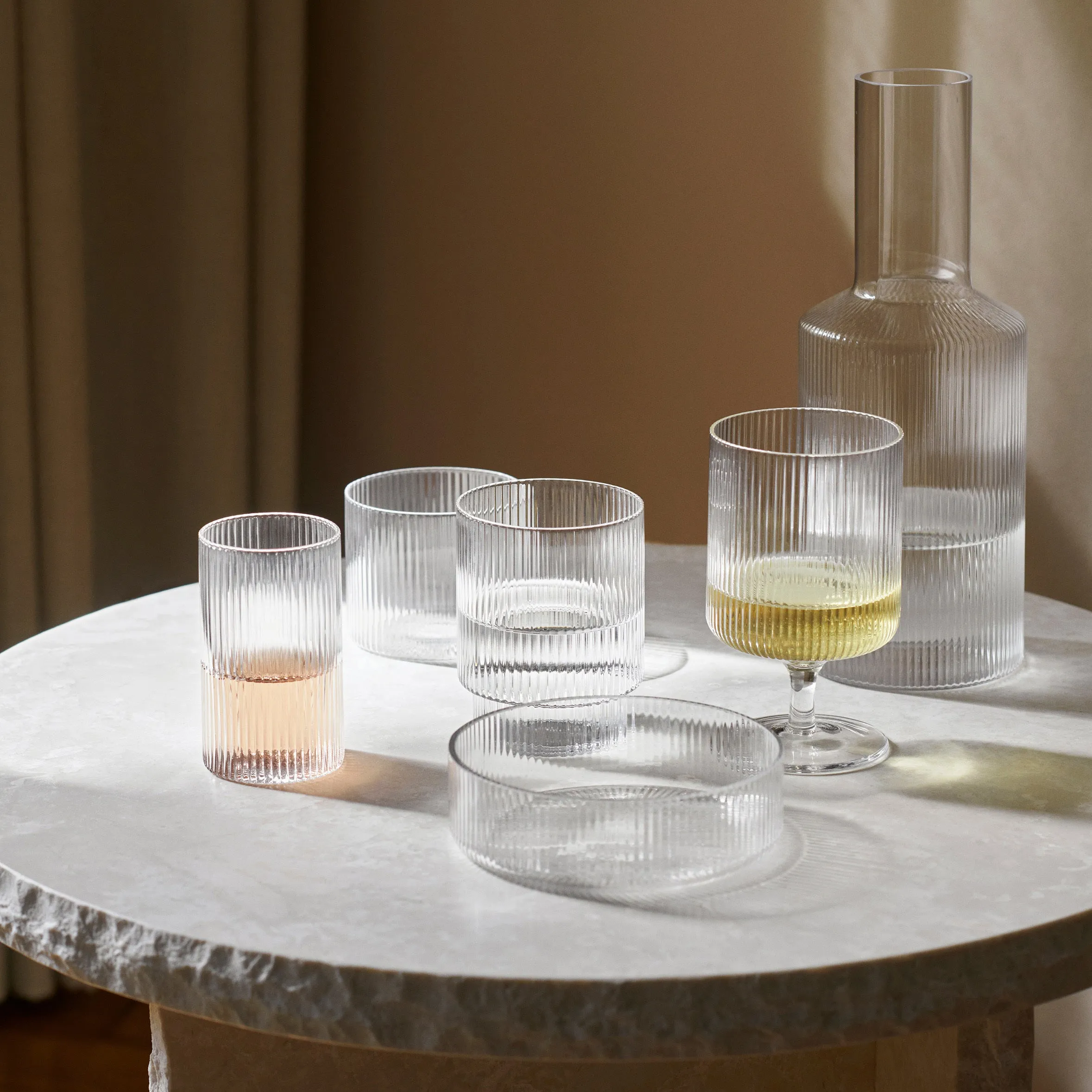 Ripple Water Glasses (Set of 4)