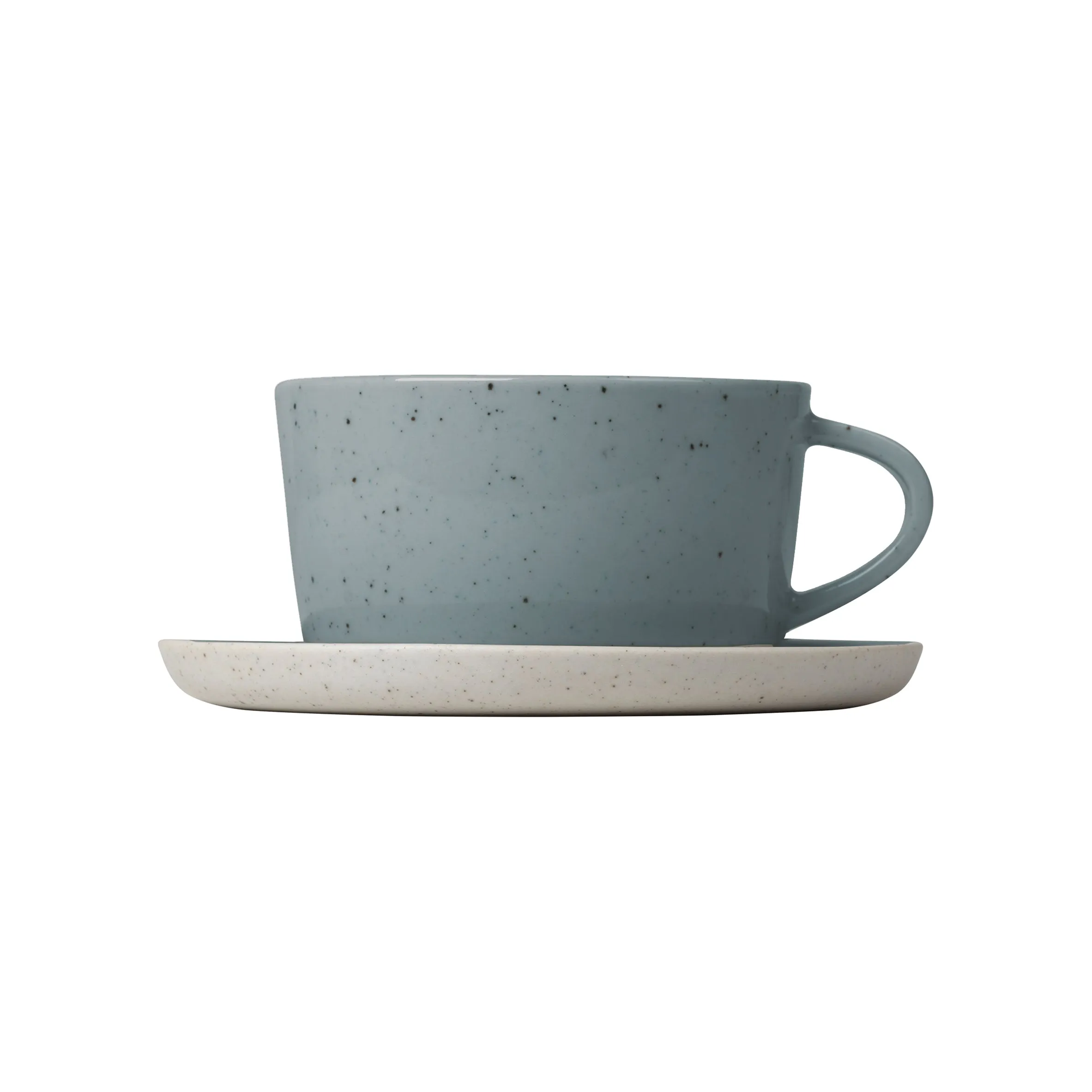 Sablo Coffee Cups & Saucer (Set of 2)