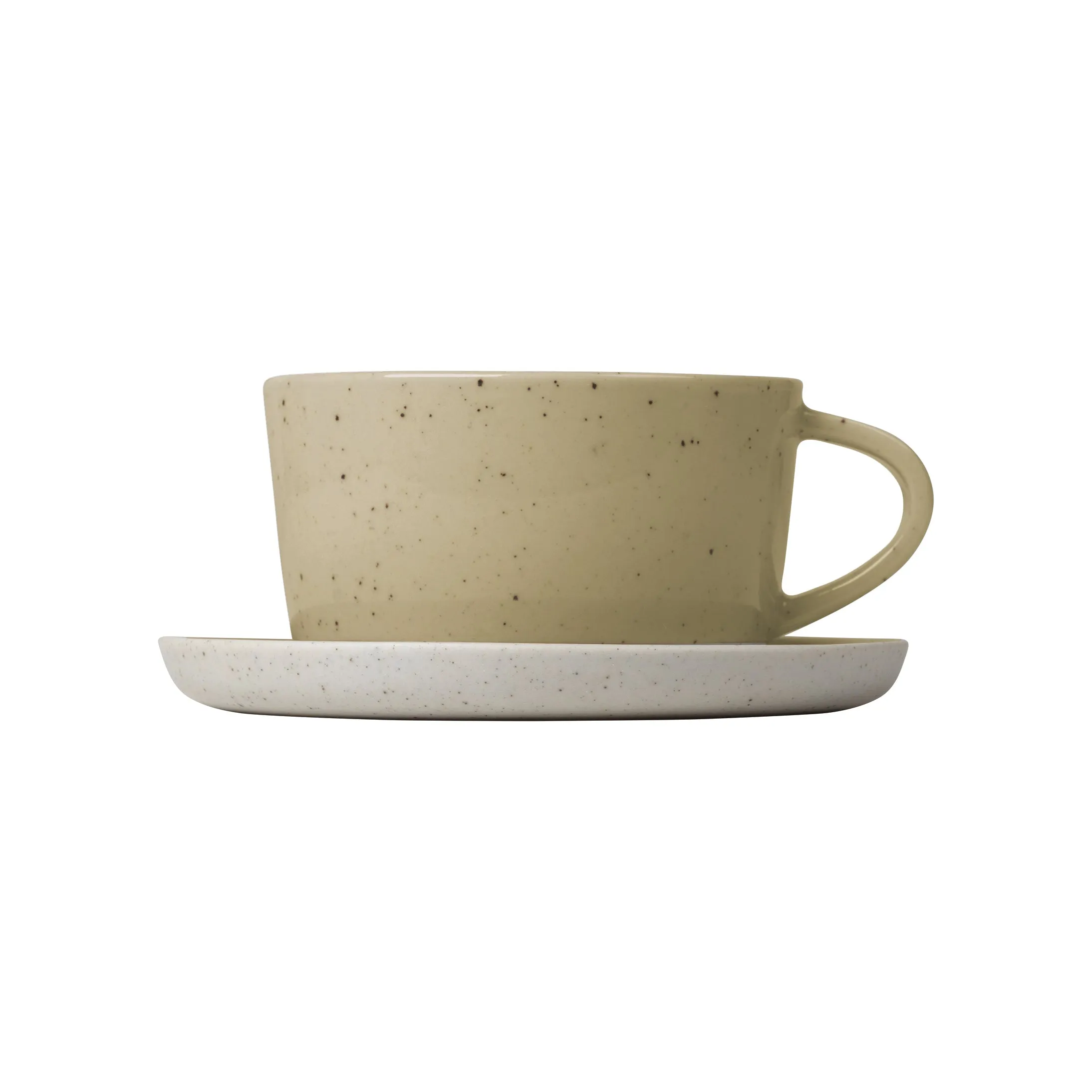 Sablo Coffee Cups & Saucer (Set of 2)