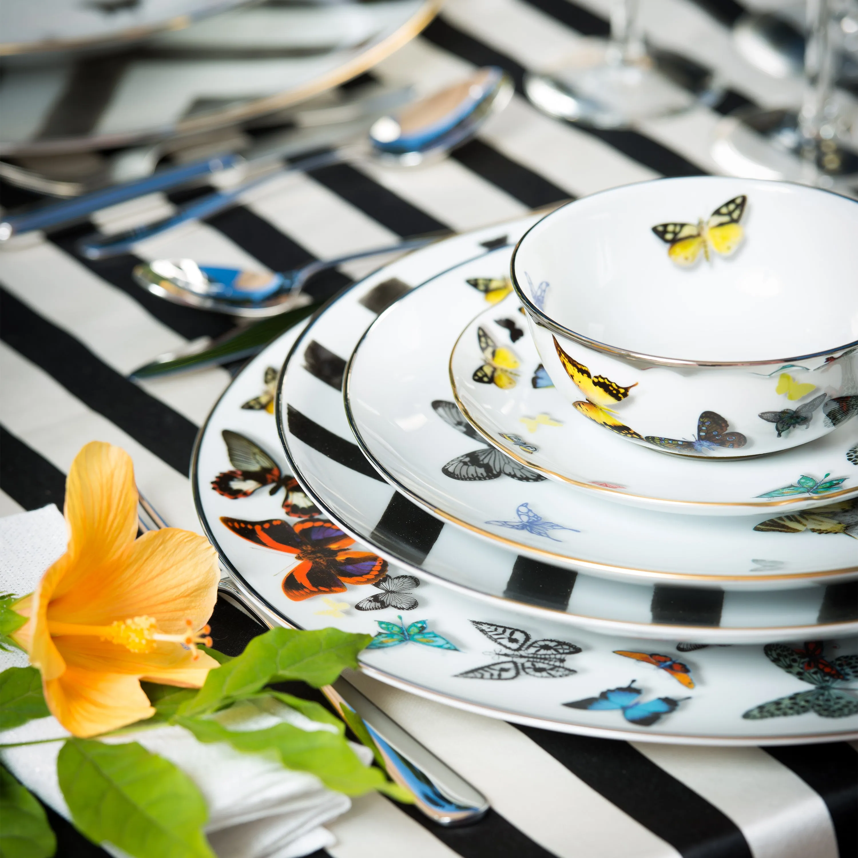 Sol Y Sombra Dinner Plate