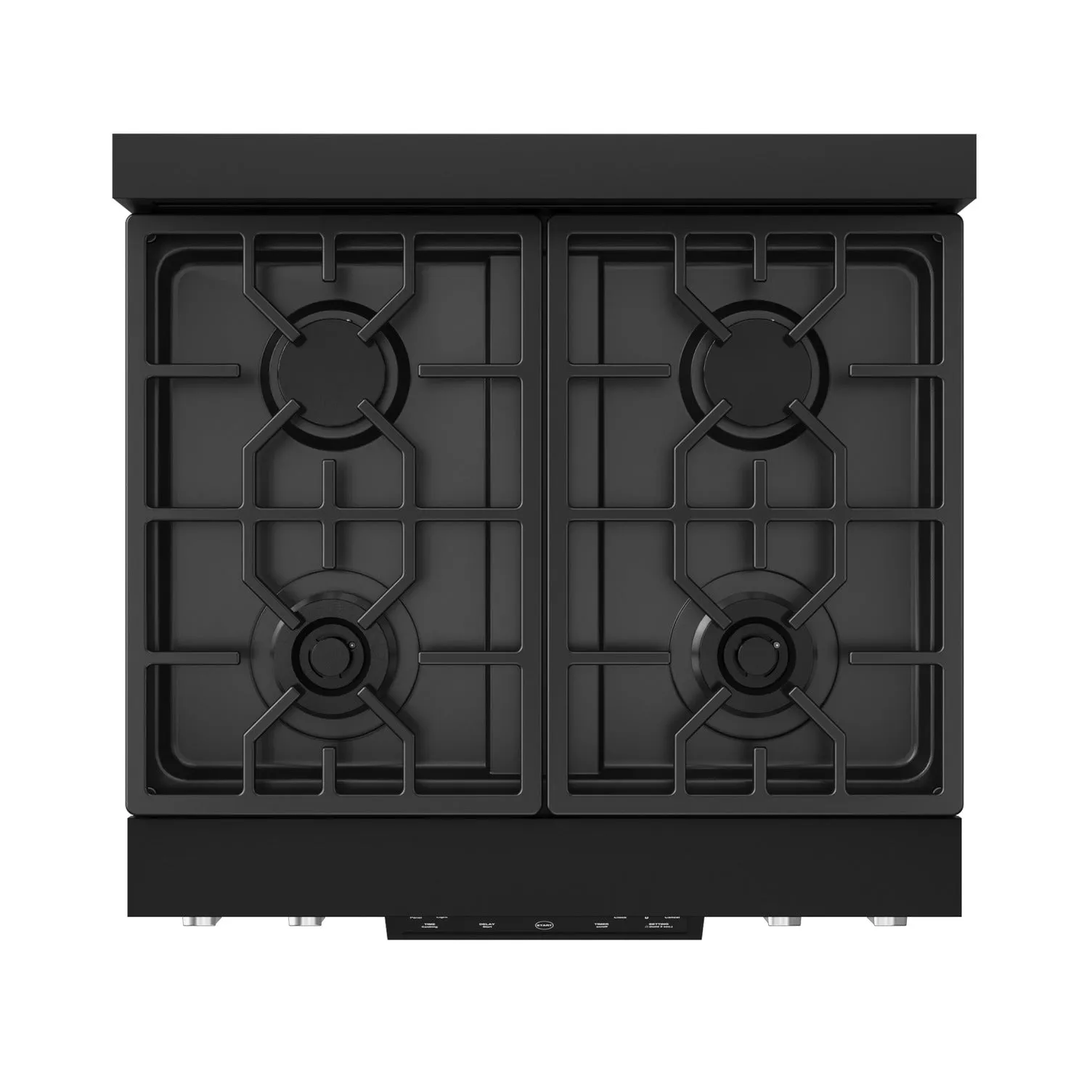 Thor Kitchen Black Stainless Steel Freestanding Professional Gas Range|Gordon Ramsay Series (4.55 cu.ft.) - RSG30B-SS