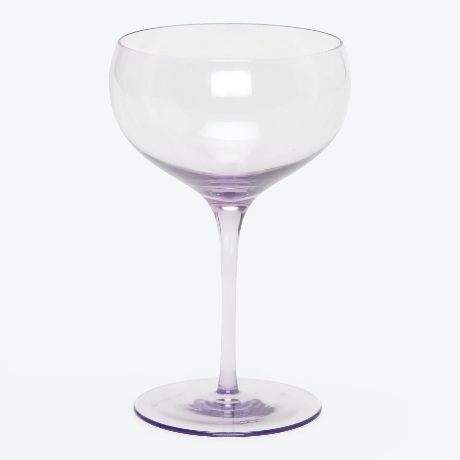 Vintage Champagne Coupe, Amethyst