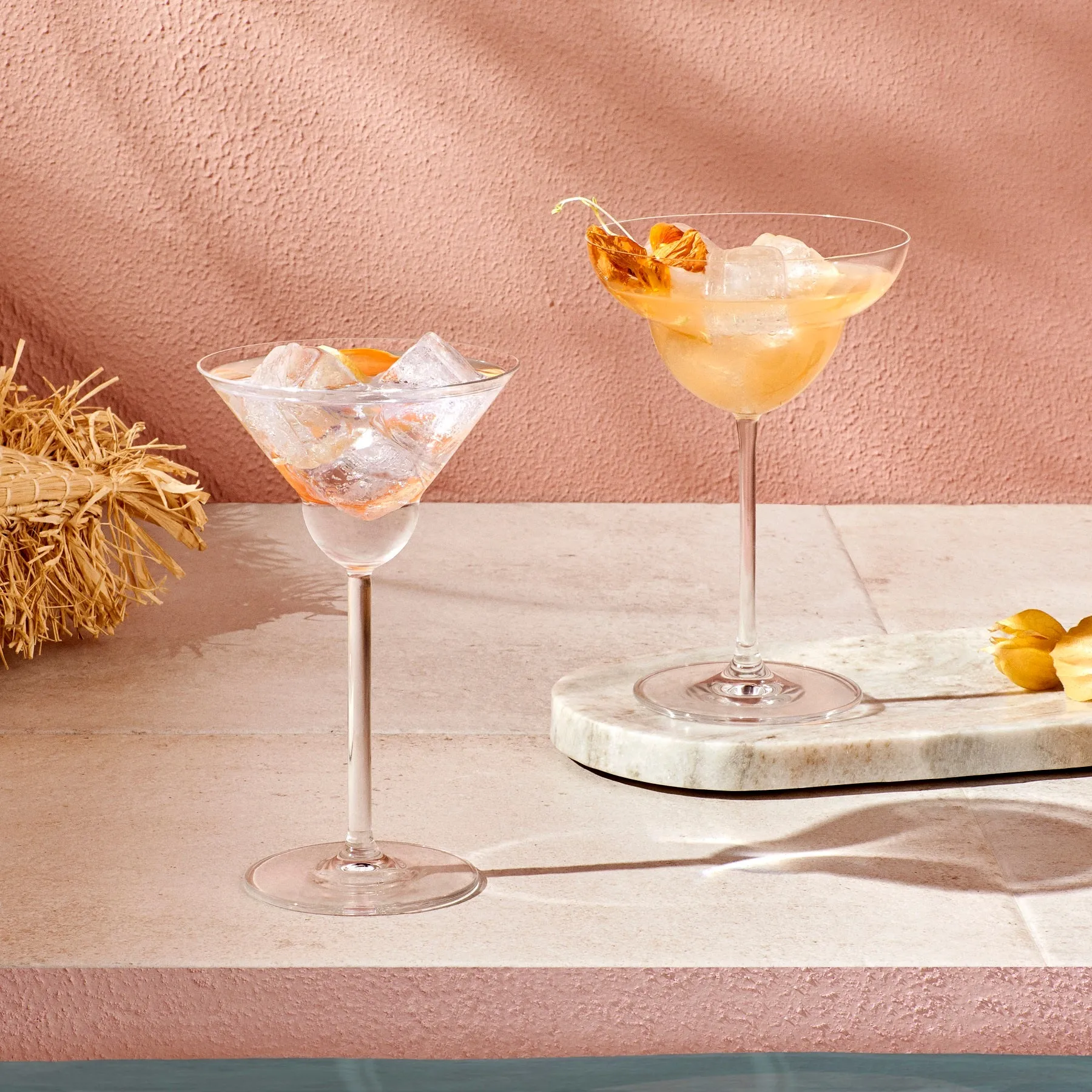 Vintage Rounded Martini Glass (Set of 4)